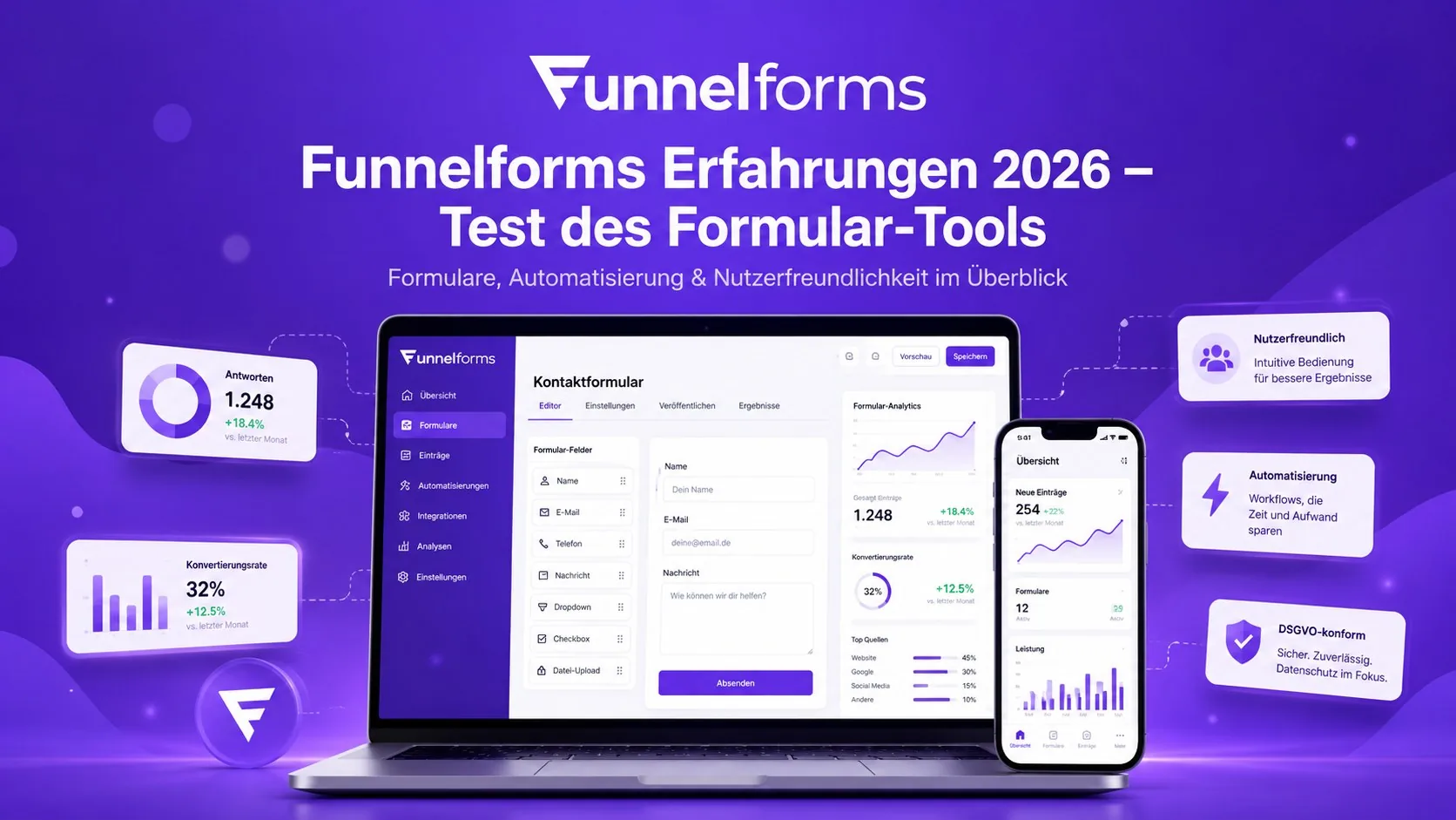 Funnelforms Erfahrungen 2026 – Test des Formular-Tools