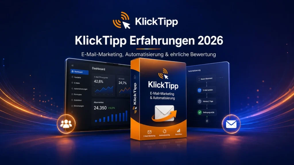 KlickTipp Erfahrungen 2026: Test, Funktionen, Preise und Bewertung der Marketing-Software