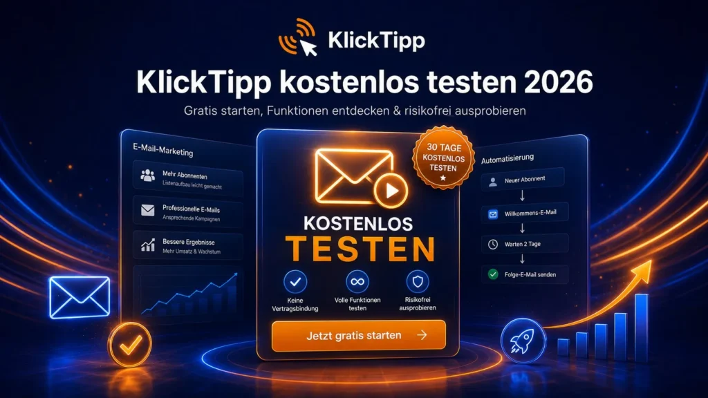 KlickTipp Kostenlos Testen: So funktioniert der Test und für wen lohnt er sich?